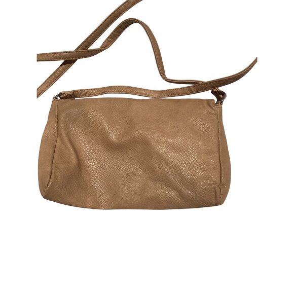 Kenneth Cole Reaction Beige Crossbody Bag With Zipper Pocket & Adjustable Strap - Picture 3 of 6